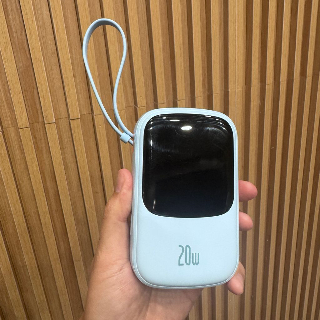 Pin dự phòng 20.000mAh Baseus Qpow Pro sạc nhanh 20W - liền cáp L , có xước nhẹ | BigBuy360 - bigbuy360.vn