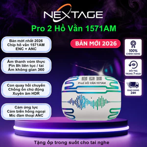 Tai Nghe Hổ Vằn Gen2 1571AM Chống Ồn ANC 48DB - Xuyên Âm - Bass Căng - Nhận Biết Hội Thoại - Âm Thanh Không Gian Thực