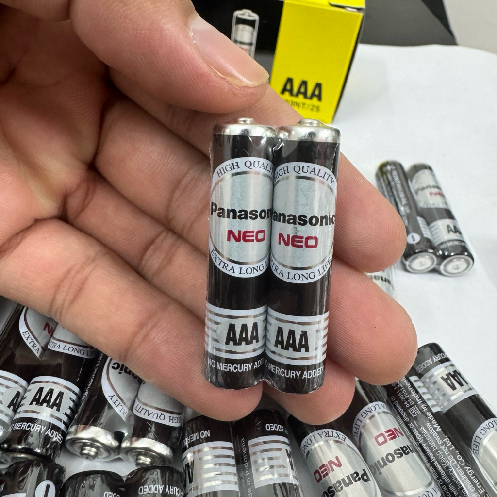 Pin Panasonic AA AAA Heavy Duty 1.5V Chính Hãng Indonesia - Pin Tiểu Pin Đũa Cho Remote, Đồng Hồ, Đồ Chơi, MICRO,…