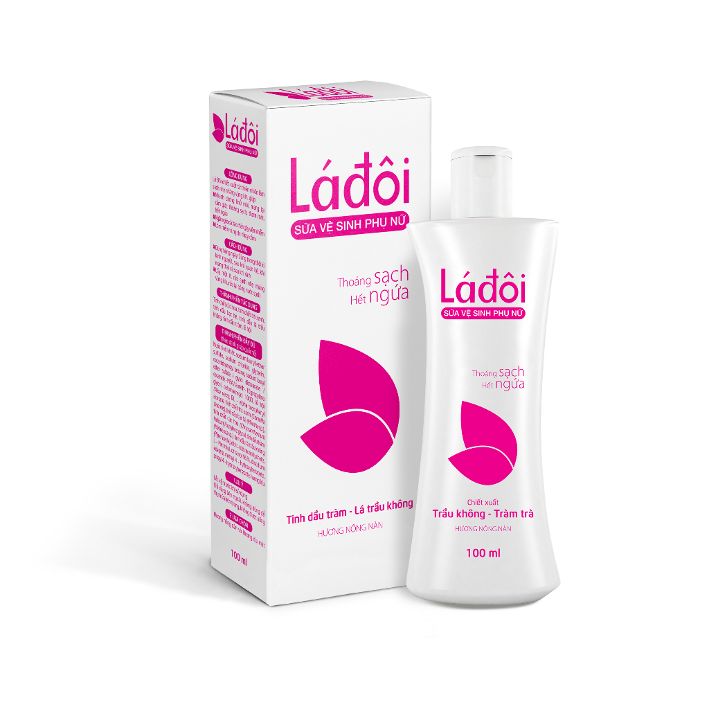 [HÀNG TẶNG KHÔNG BÁN] Dung dịch vệ sinh phụ nữ LÁ ĐÔI 100ml dạng sữa