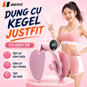 Dụng cụ tập Kegel JUSTFIT có đếm số, tập cơ chậu, cơ đùi trong, dụng cụ tập gym tại nhà