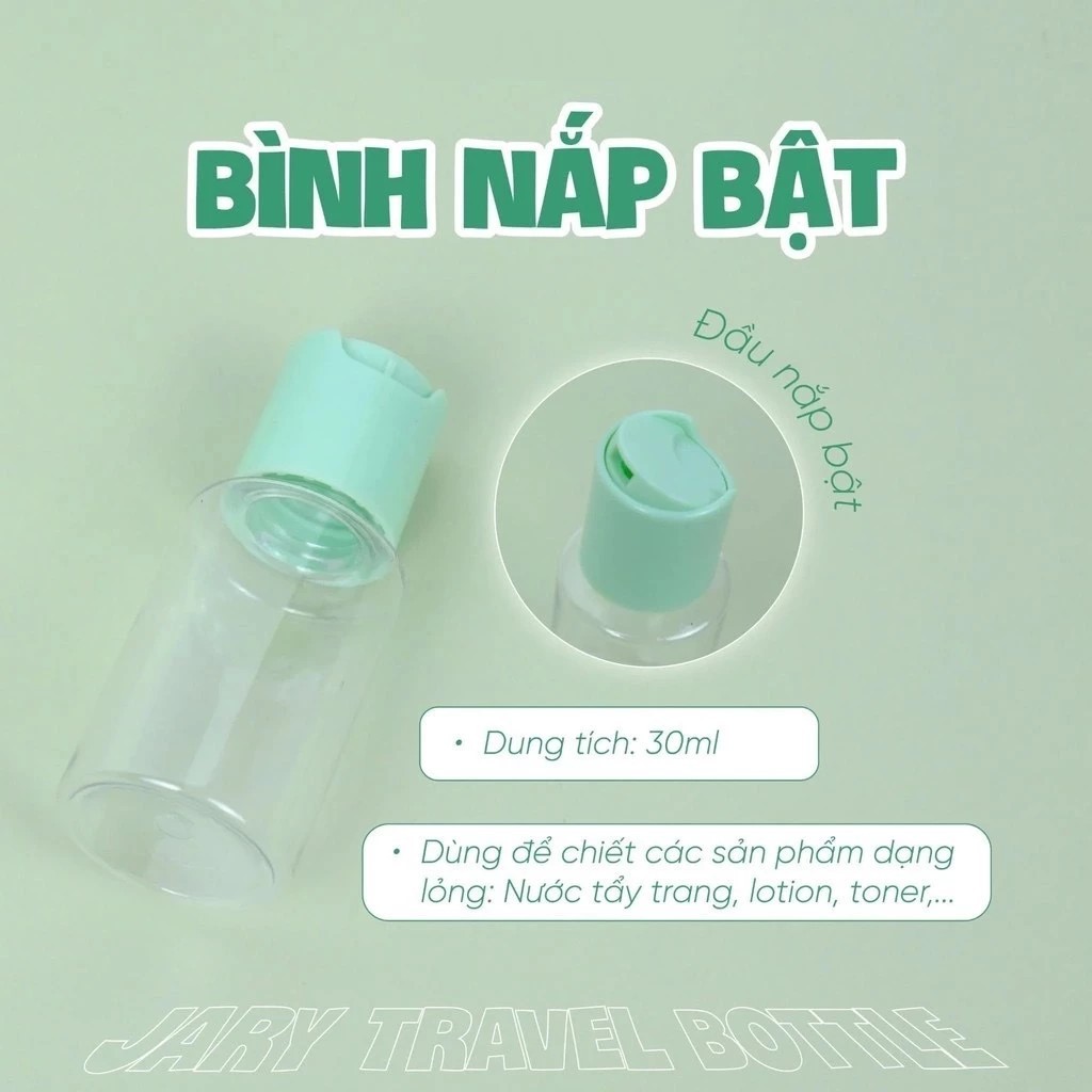 [Mua 5 tặng 1] Bộ Chiết Mỹ Phẩm Du Lịch 5 Món Mini Tiện Lợi dùng cho nước hoa, sữa tắm, kem.