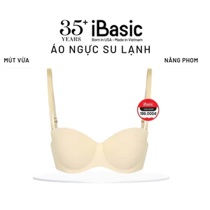 Áo ngực su mút vừa iBasic cup ngang có gọng không đường may thoáng khí BRAW098