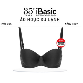 Áo ngực su mút vừa iBasic cup ngang có gọng không đường may thoáng khí BRAW098