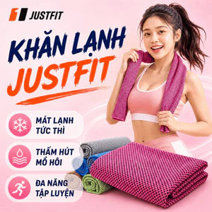 Khăn Lạnh Thể Thao JUSTFIT Đa Năng, Khăn Tập Gym Thấm Hút Mồ Hôi, Mát Lạnh
