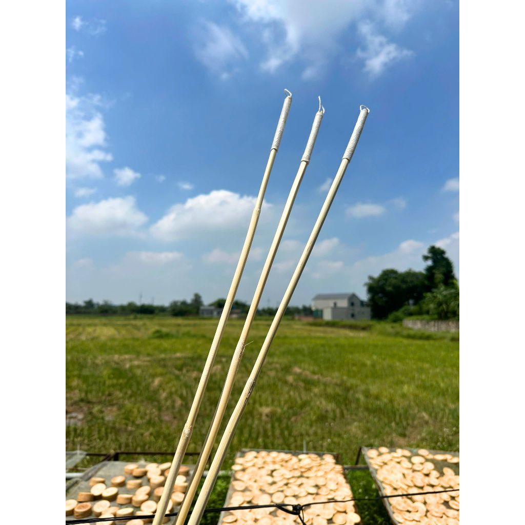 Set 2 Cây Mây Dẻo Dai Có Móc Treo Trang Trí Khu Vườn