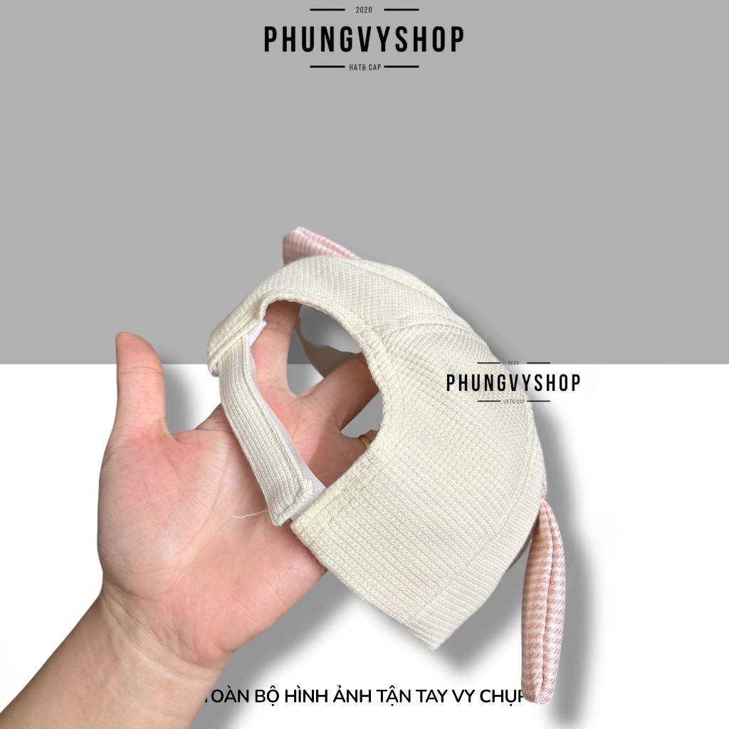 Bé 1-2 tuổi/ Mũ nón lưỡi trai trẻ em gái trai phungvyshop- / Kết nhí CHÓ ĐỘI MŨ HOẠ SĨ /