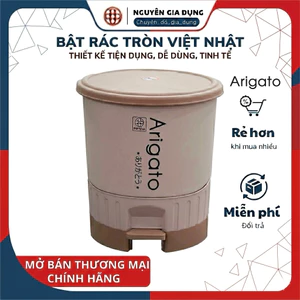 Thùng (Bật) rác nhựa tròn 8022,8023,8024 thông minh 5Lít 8.5Lít 10Lít Nhựa Việt Nhật Cao Cấp shop chuẩn