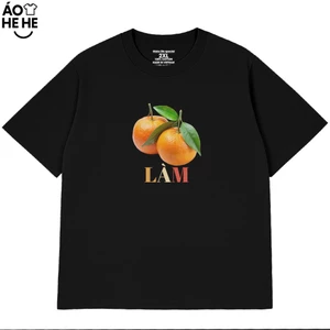 Áo Thun Hài Hước - Quýt Làm - Câu Nói Trend Văn Phòng Công Sở Form Rộng Cotton 250gsm In Theo Yêu Cầu