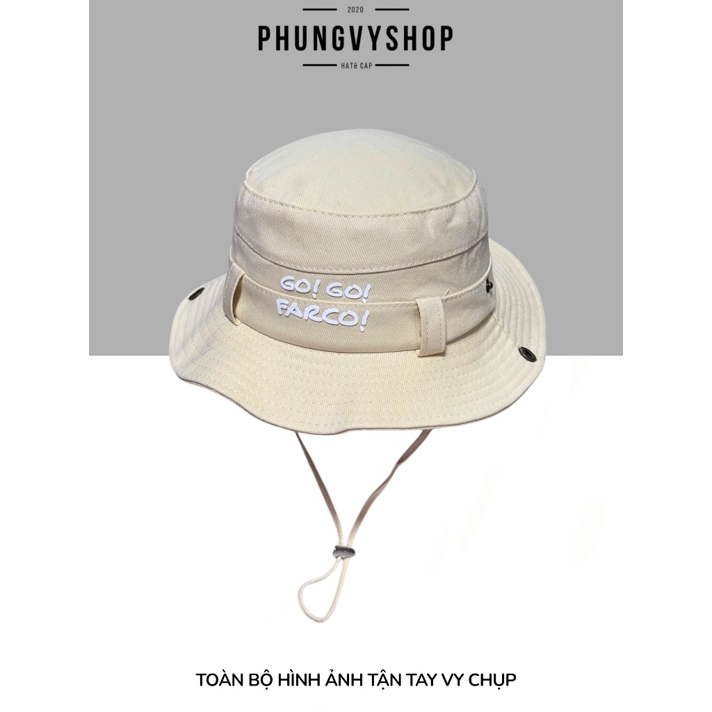 Bé 3-6 tuổi/ Mũ nón bucket tai bèo vành trẻ em gái trai phungvyshop- / Cao Bồi Trung GO /