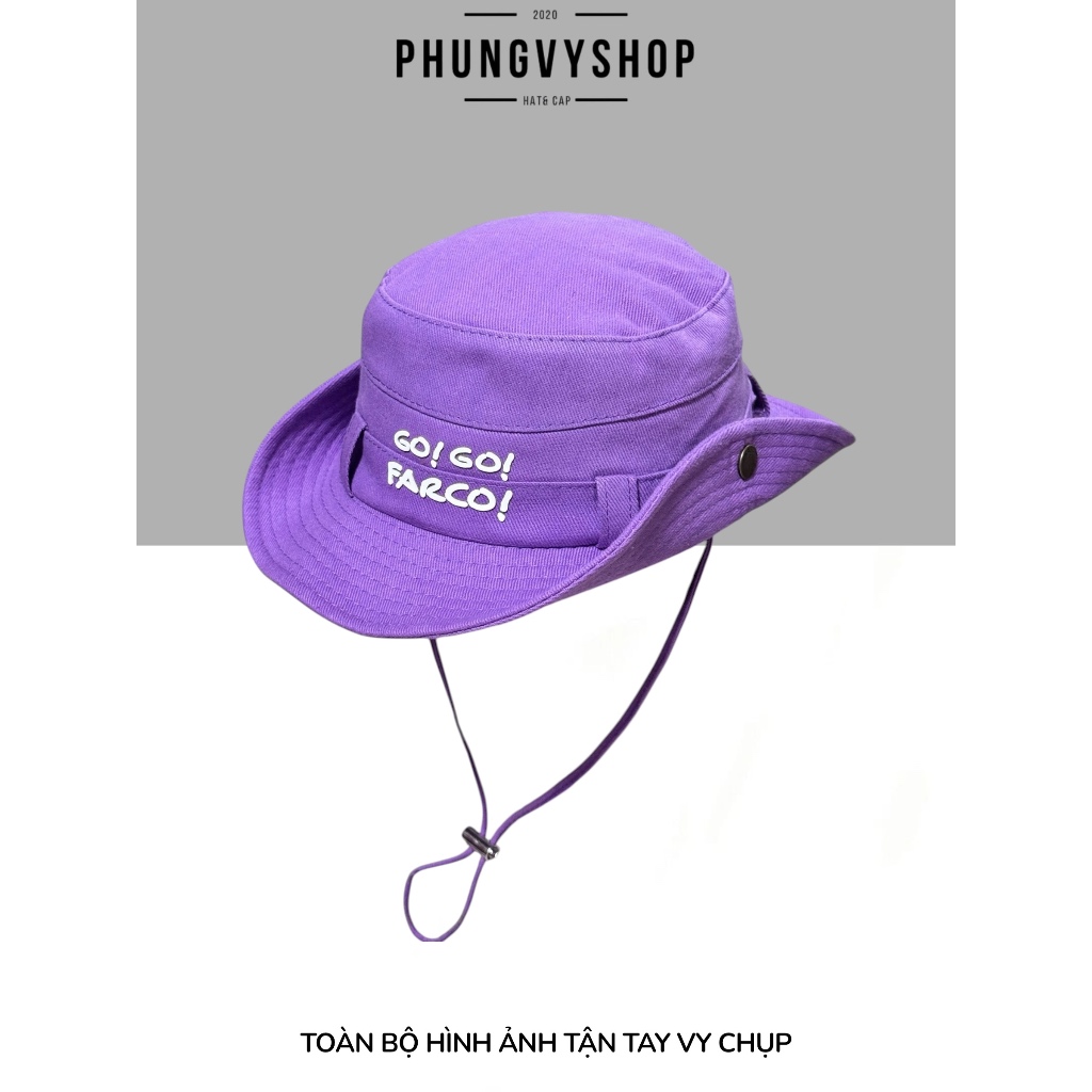 Bé 3-6 tuổi/ Mũ nón bucket tai bèo vành trẻ em gái trai phungvyshop- / Cao Bồi Trung GO /