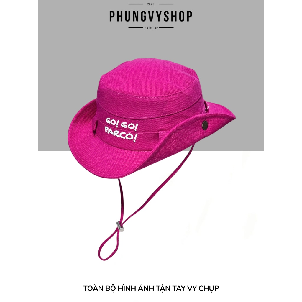 Bé 3-6 tuổi/ Mũ nón bucket tai bèo vành trẻ em gái trai phungvyshop- / Cao Bồi Trung GO /