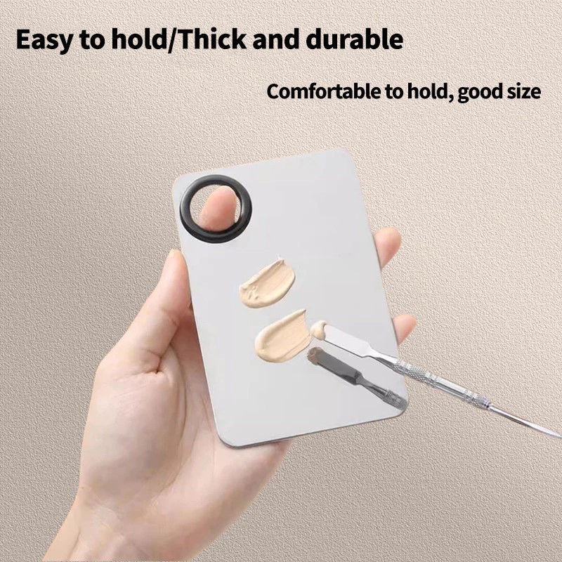 [mua 5 tặng 1] Dụng Cụ Hỗ Trợ Đánh Nền Nội Địa Trung (Gồm 3 món Khay Que Trộn Kem, Cọ Dẹt Tán Nền)