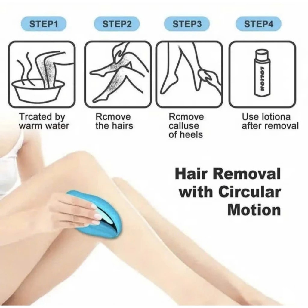 [Mua 5 tặng 1] Dụng cụ tẩy lông nano không đau tiện lợi