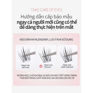 [Y255b] [HỎA TỐC] KEO DÁN MI giả tự dính MLEN DIARY 1.5ml - An toàn không gây kích ứng nhẹ nhàng nhanh khô và không mùi
