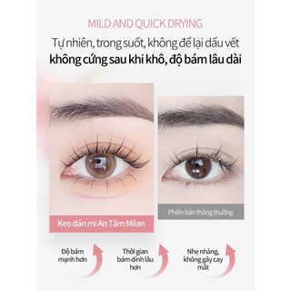 [Y255b] [HỎA TỐC] KEO DÁN MI giả tự dính MLEN DIARY 1.5ml - An toàn không gây kích ứng nhẹ nhàng nhanh khô và không mùi