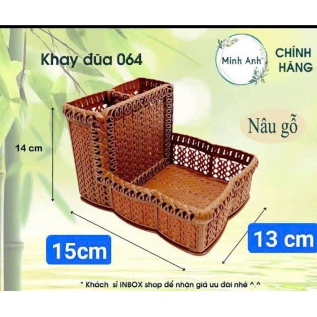 [ XUẤT VAT ] Khay đựng muỗng TL-064 đũa Nhựa, khay Gia Vị, Quán Ăn, Rẻ Đẹp Bền đẹp tốt nhất