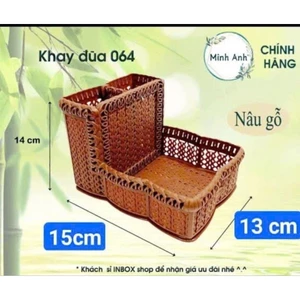Khay đựng muỗng TL-064 đũa Nhựa, khay Gia Vị, Quán Ăn, Rẻ Đẹp Bền đẹp tốt nhất