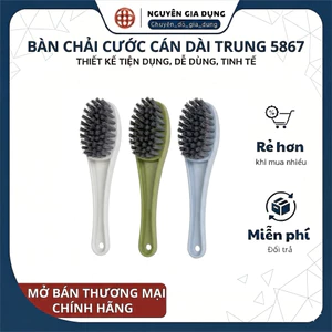 Bàn chải cước cán dài 5867 vệ sinh đa năng chà góc tường, sàn nhà, giày dép