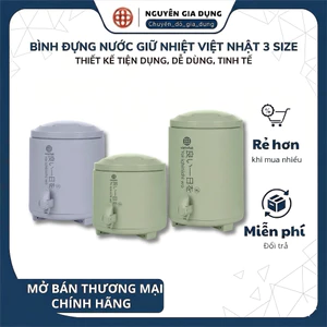 Bình giữ nhiệt có vòi loại to 10L Hokori Việt Nhật B3946 Nhựa Việt Nhật Premium