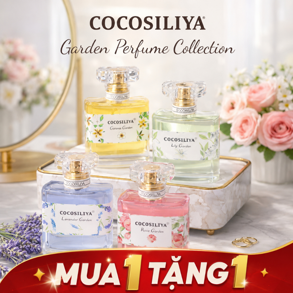 [MUA 1 TẶNG 1] Nước Hoa COCOSILIYA kiểu mới dùng cho đi tiệc , du lịch ,pinic thơm dịu nhẹ Chai 50ML
