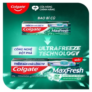 [Livestream] Bộ 4 Kem đánh răng Colgate Maxfresh the mát thổi bùng sảng khoái 225g/tuýp tặng bàn chải