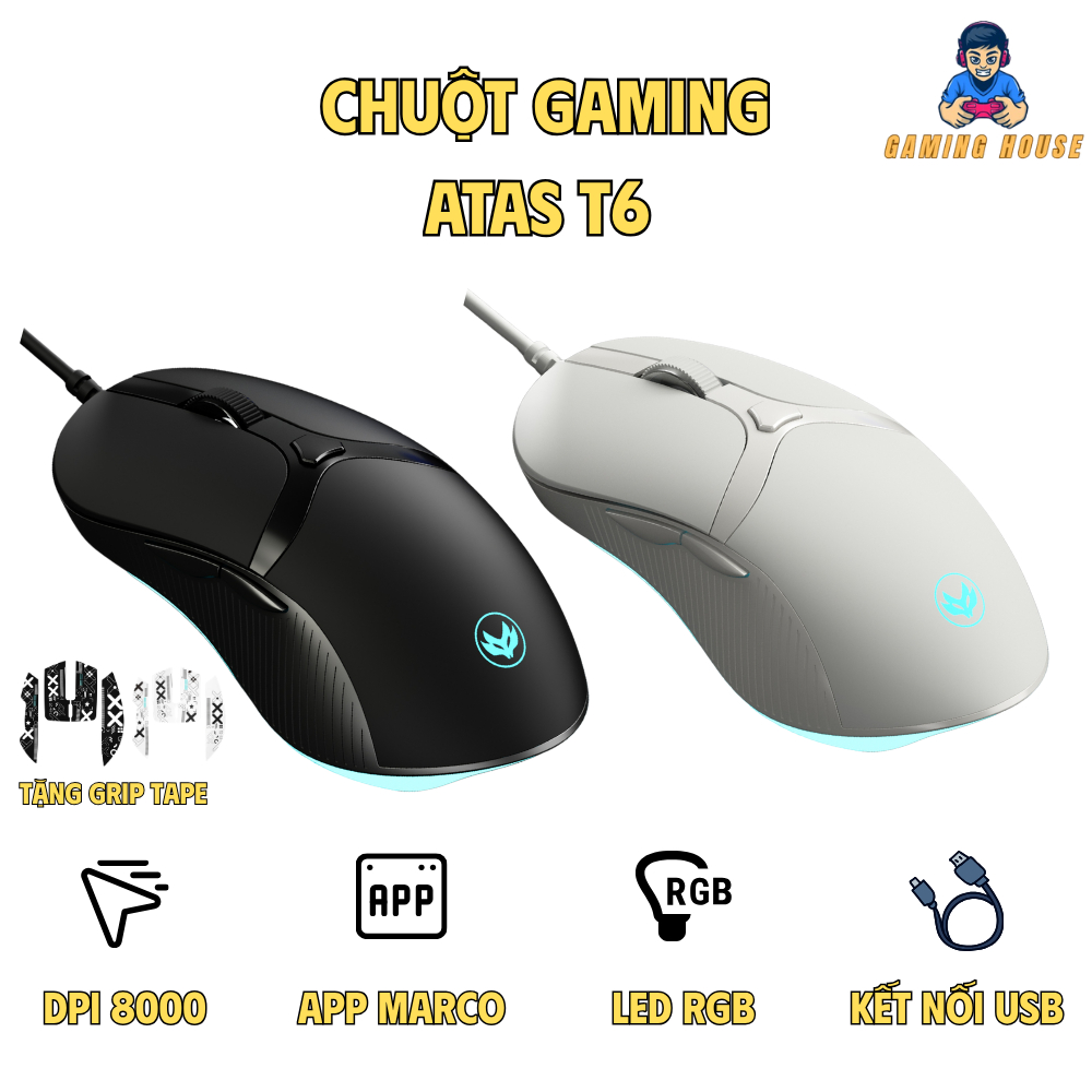 Chuột gaming ATAS T6