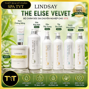 COMBO CHĂM SÓC DA LINDSAY HÀN QUỐC SỮA RỬA MẶT TONER TẨY DA CHẾT DẦU TẨY TRANG GEL LÔ HỘI