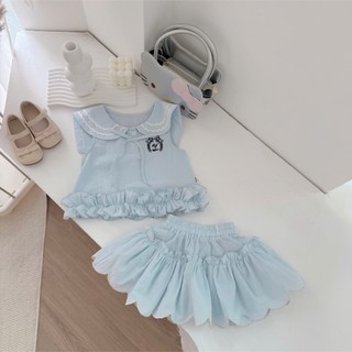 Quần áo trẻ em, Set thuỷ thủ xanh bé gái 9-26kg S2147 Tiểu Yến KID