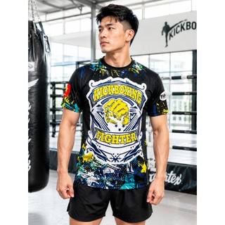 Áo Thun Võ Thuật Fighter K02 - Áo KickBoxing Áo Thun Võ Thuật Nam Nữ 2025