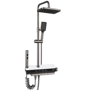 Sen cây tắm đứng thông minh cao cấp JCTOP, Hiển thị nhiệt độ LED, Phím bấm tiện dụng, 4 chức năng