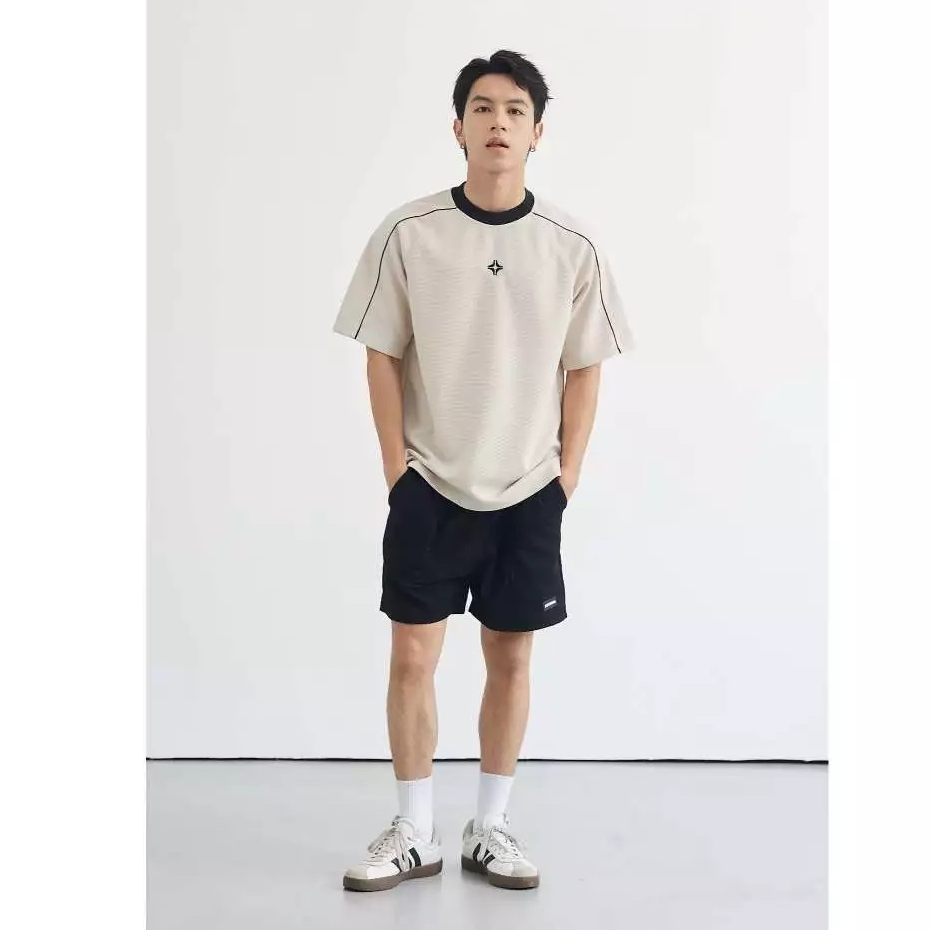 Set Đồ Tổ Ong Nam Nữ Unisex AZ FASHION Bộ Quần Áo Thun Waffle Ngắn Tay Mùa Hè Phom Rộng Thoáng Khí Bền Màu