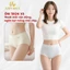 Quần Lót Nữ Cotton Mịn Cạp Cao Ôm Dáng Êm Ái, Quần Chip Nữ Đáy May Thấm Hút Kháng Khuẩn AMYBRA L6017