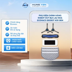 Phụ kiện chính hãng robot hút bụi lau nhà Ecovacs Deebot N30 Đen | Chổi cạnh | Chổi chính | Giẻ lau | Bộ lọc