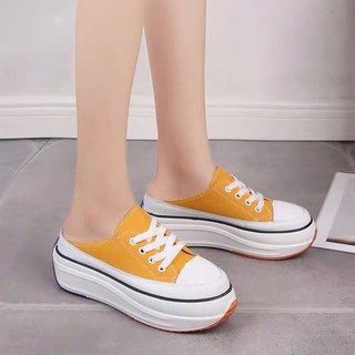 (THANH LÝ) Giày Vải Lười Tăng Chiều Cao Phong Cách AG38