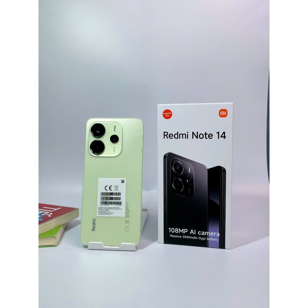 [Chính hãng] Điện Thoại Xiaomi Note 14 Fullbox Mới Nguyên Seal Màn AMOLED Cam 108MP NFC BH 18 Tháng