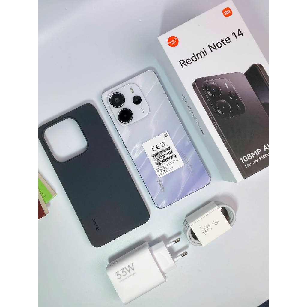 [Chính hãng] Điện Thoại Xiaomi Note 14 Fullbox Mới Nguyên Seal Màn AMOLED Cam 108MP NFC BH 18 Tháng
