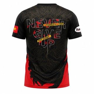 Áo Thun Võ Thuật Fighter M01 - Áo Thun Muay Thái Dragon, KickBoxing, Boxing – Never Give Up