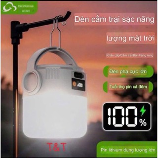 Đèn sạc năng lượng mặt trờ Sạc bằng Năng lượng mặt trời Đèn có khả năng chống nước