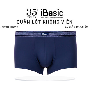 Quần lót nam iBasic trunk không lộ viền thoáng mát mềm mịn PANM125