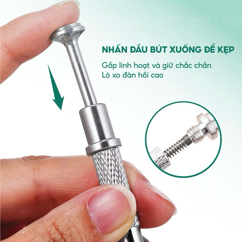 Cây gắp mút nail - bông mút dặm ombre thông dụng