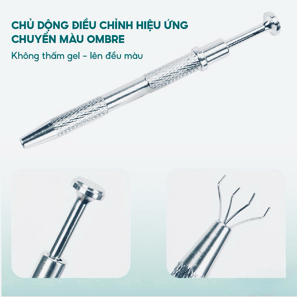 Cây gắp mút nail - bông mút dặm ombre thông dụng