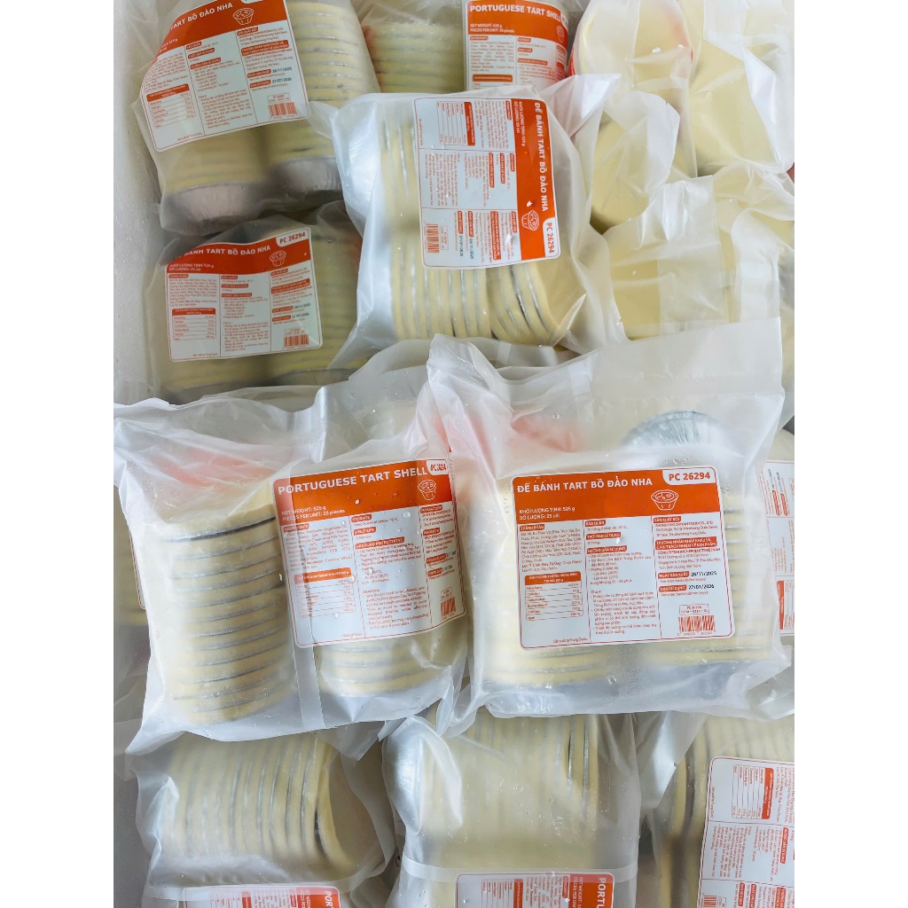 Túi Đế Bánh Tart Truyền Thống - 25 Cái (GIAO HOẢ TỐC HCM)