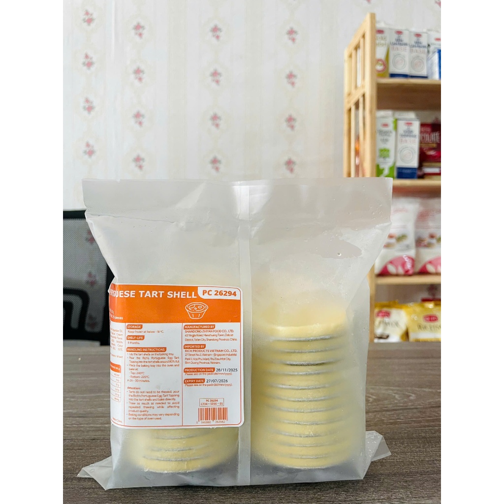 Túi Đế Bánh Tart Truyền Thống - 25 Cái (GIAO HOẢ TỐC HCM)