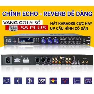 Vang Cơ Lai Số JB S8 PLUS , Echo ,Reverb, Ƒbx Chống Hú Tự Động, Chip Xử Lý Công Nghệ Mới 48bit DSP,Chế Độ Effect