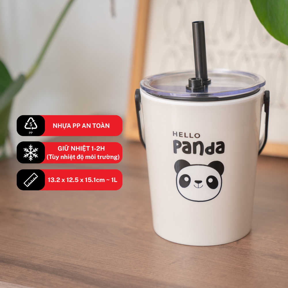 Bình đá giữ nhiệt X.O 2 lớp 1L Tân Lập Thành Sản phẩm chất lượng, nhà nhà thịnh vượng, nhựa PP