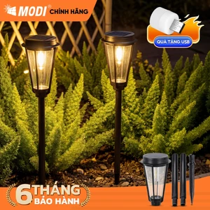 Đèn Led Năng Lượng Mặt Trời, Đèn Trang Trí Sân Vườn MODI SOLAR Chống Thấm Nước IP65 Siêu Sáng