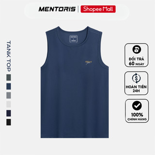 Áo Tanktop Nam MENTORIS Vải Thun Lạnh, Co Giãn 4 Chiều, Vận Động Thoải Mái MTT2505