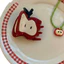 Kẹp Tóc Càng Cua Quả Táo Đỏ Dễ Thương – Phụ Kiện Tóc Nữ Phong Cách Vintage Hàn Quốc Cực Cute