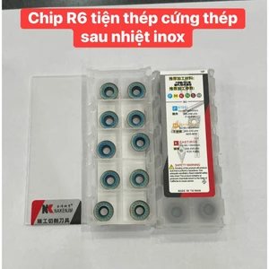 Chip R6 đai Loan tiện thép cứng thép sau nhiệt inox ngon